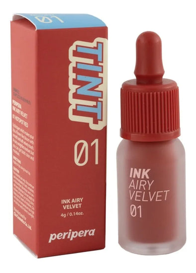Tinta Ink Airy Velvet #01 Hotspot Red - The Happy Face Co.