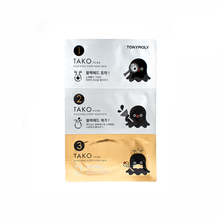 Takopore Gold king 3-Step Nose Pack 3g - The Happy Face Co.